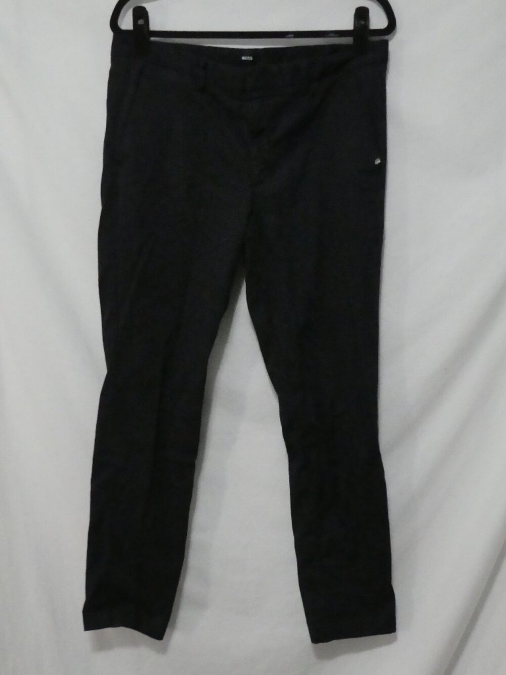 BOSS Kaito Slim Fit Dark Navy Blue Khaki Chino Pants - Size 34R regular fit